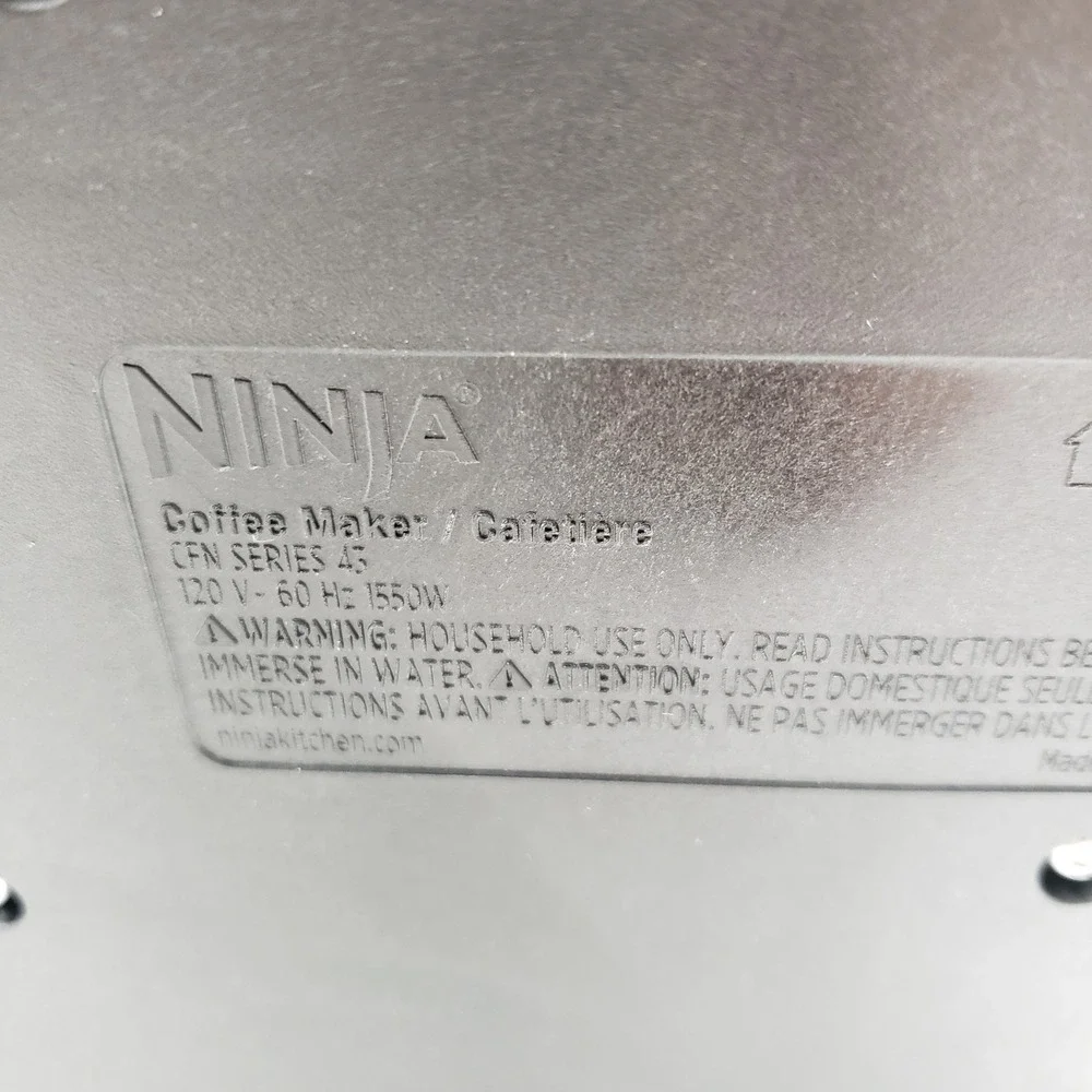 Ninja Espresso & Coffee Barista System CFN601 Black Stainless Dual Brew Machine